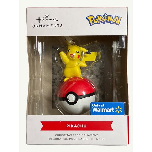 Hallmark Pokémon Pikachu on Poké Ball Hallmark Ornament - Picture 6 of 10